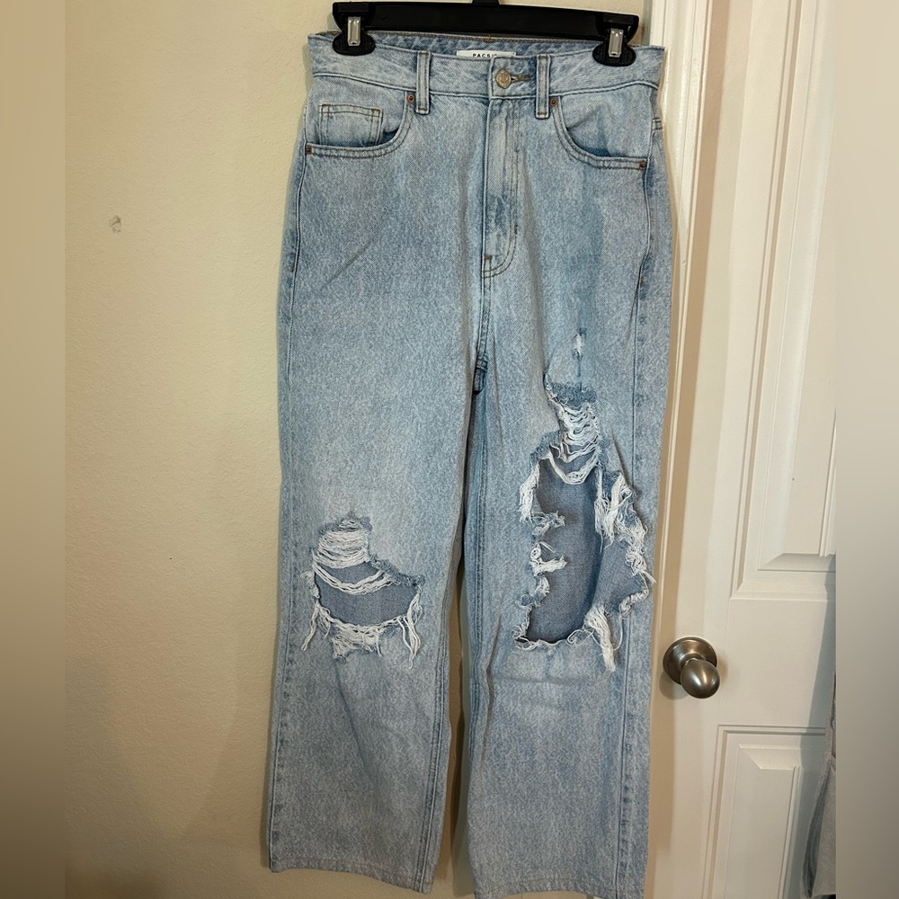 PacSun High Waisted Straight-Leg